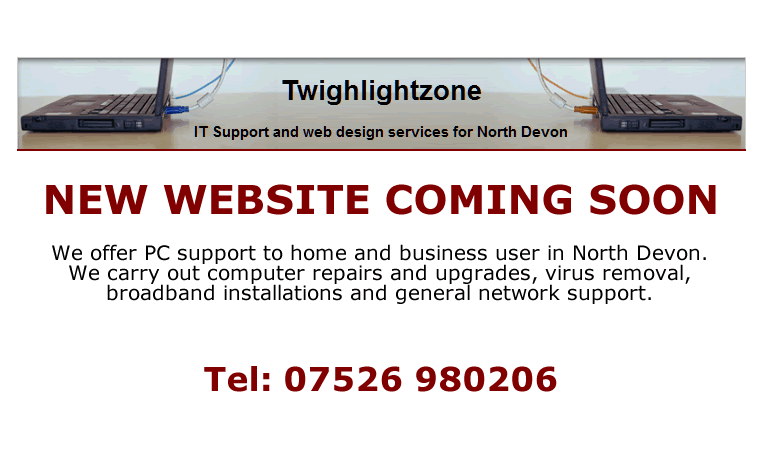 We offer PC support to home and business user in North Devon.We carry out computer repairs and upgrades, virus removal,broadband installations and general network support